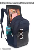 Polyester Backpack for Men & Women, Blue
