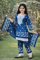 Cotton Kurta Set for Girls 