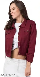 Full Sleeves Denim Jacket for Women 