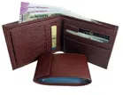 Faux Leather Wallet for Men (Brown)