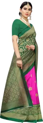 Mysore Silk Printed Saree for Women 