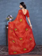 Georgette Printed Saree for Women 