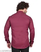 Cotton Blend Solid Short Kurta for Men, Navy Blue 