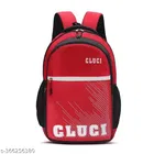 Polyester Backpack Bag, Red