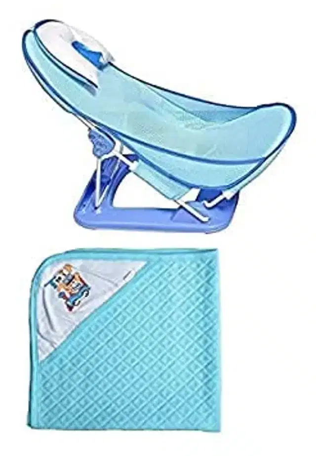 Foldable Bath Mat for Babies (Blue)