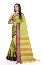 Cotton Embellished Saree for Women 
