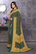 Georgette Printed Saree for Women 