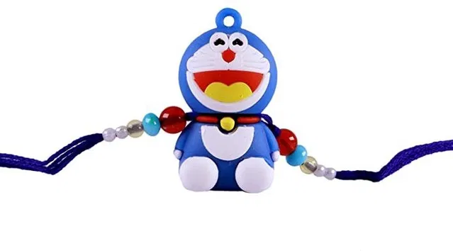 Doraemon & Mickey Kids Rakhi (Multicolor, Pack of 1)