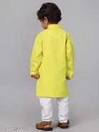 Cotton Blend Kurta with Pyjamas for Boys 