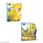 “Lion-Shaped Board Book for Kids – Unique Animal-Shaped Die-Cut Design, Educational Storytelling, Early Learning, Brain Development, Fine Motor Skills, Interactive Play for Toddlers and Preschoolers”
