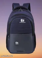 Polyester Backpack for Men & Women, Navy Blue