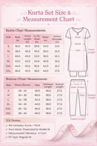 Floral Print Cotton Blend Kurta with Pant for Women, Purple 