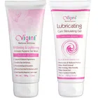 Vigini Vaginal Feminine Hygiene Intimate Wash (100 ml) with Lubricant Gel for Women (100 ml) (Set of 2)