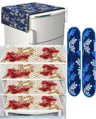 Knit 7 Pcs Fridge Cover Set 