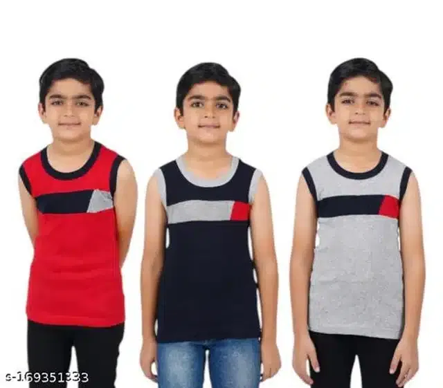 Innerwear for Boys (Multicolor, 4-5 Years) (Pack of 3)
