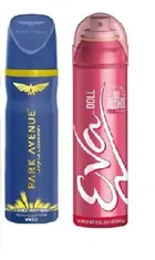 Park Avenue Good Morning Deodorant (40 ml) with Eva Doll Perfume Body Spray (40 ml) (Pack of 2)