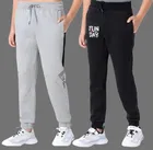 Cotton Blend Trackpants for Boys 