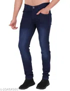 Denim Jeans for Men (Navy Blue, 28)