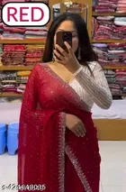 Georgette Embellished Saree for Women 