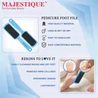 Majestique Foot Care Double-Sided Callus Remover File Rasp Tools for Wet and Dry Feet 