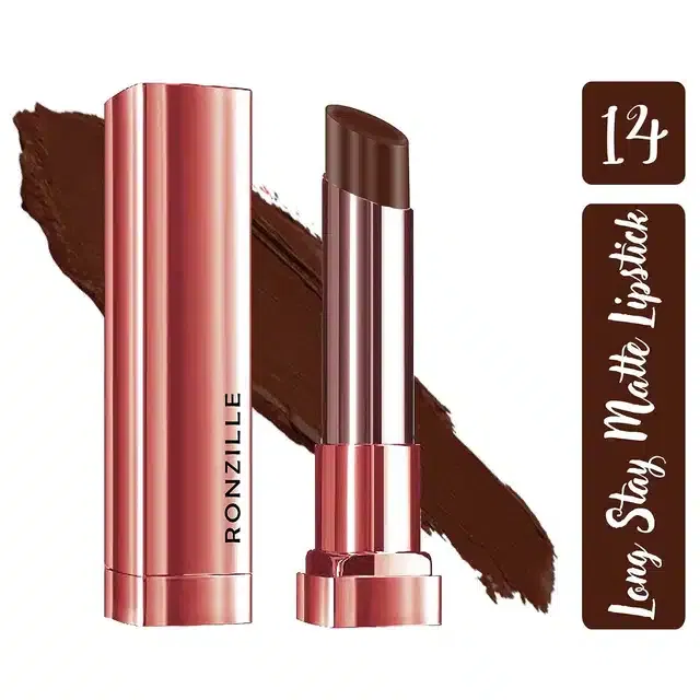Ronzille Matte Lipstick (Corporate Brown)