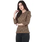 Round Neck Printed Top for Women 