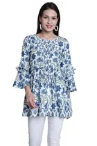 Cotton Printed Top for Women 