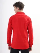 100% Cotton Full Sleeves Solid Shirt for Men 