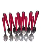 Stainless Steel Spoons Set (Multicolor, Pack of 12)