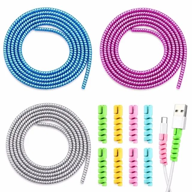 Cable Protector Combo [3 Spiral + 8 Short]