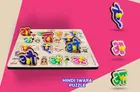 Hindi Alphabet Puzzles Board Game for Kids 