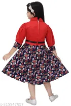 Cotton Blend Frock for Girls 