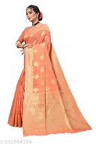 Chanderi Cotton Zari Woven Saree for Women 