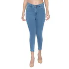 Demin Skinny Jeans for Women, Blue 