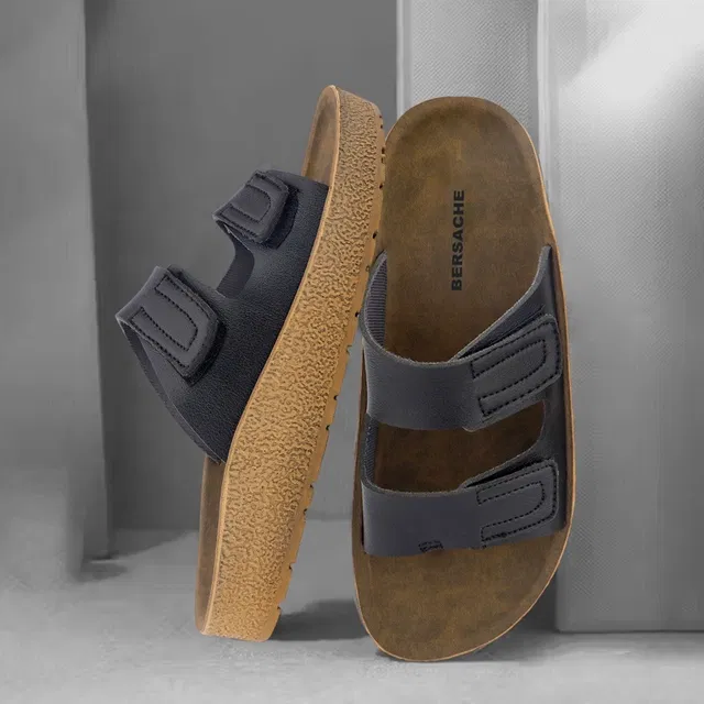 Sliders For Men, Black (7)