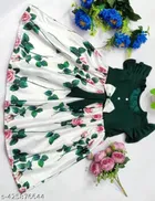 Satin Frock for Girls 