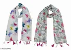Poly Chiffon Printed Scarves for Women 