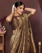 Banarasi Silk Zari Woven Saree for Women 