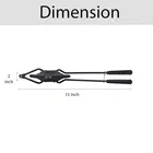 Non Sick Aluminium Gas Toaster Sandwich Maker | Toast, Black, Pack of 1