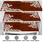 PVC Fridge Top Cover with 6 Utility Pockets & Handle Cover with 3 Pcs Shelf Mats 