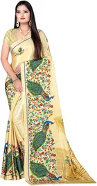 Crepe Printed Saree for Women 