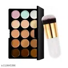 Contour Palette with Makeup Brush (Set of 2)