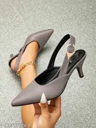 Shoetopia Grey Pumps 
