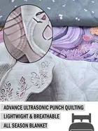 Homitecture 220 GSM Microfiber Reversible AC Comforter/Blanket for Winter/Quilt/Duvets for Double Bed Size