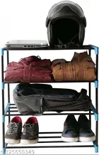 Metal 4 Layer Collapsible Multipurpose Rack 