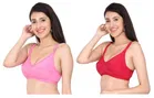 Cotton Blend Solid Non Padded Bras for Women 