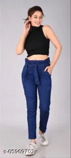 Denim Jeans for Women (Blue, 30)