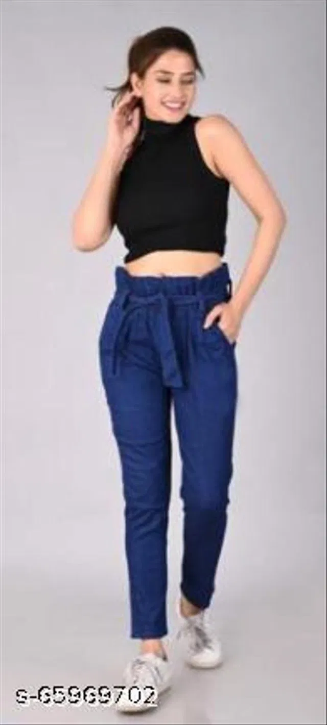 Denim Jeans for Women (Blue, 30)