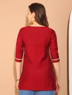 Silk Embellished Top for Women 