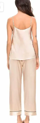 Satin Solid Night Suit for Women 